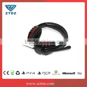 High Quality Fatory Price Video Game Accessory 4in 1wired Headset With MIC for PS4/XBOX360/PS3/PC thumbnail-2