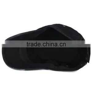 Wholesale Custom High Quality Unisex Black Jean Washed Military Cap and Hat Quality Choice thumbnail-4