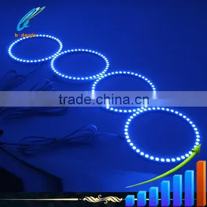 100mm RGB Led Angel Eye Changing Color by the Remote for Ford and Volvo thumbnail-1