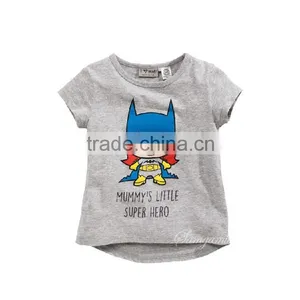 2016 INS New Arrival Summer Baby Children Clothes Girl Cloth Outfits Gray Cotton Clothing Sets thumbnail-3