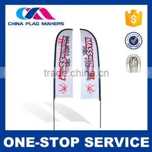 2015 Newest 2015 New Design Oem Service Aluminium Flagpole Feather Banner thumbnail-1