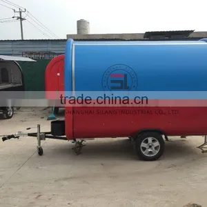 Red and Blue Mobile Food Trailer Food Truck Multi-functional Mobile Food Trucks Mobile Food Carts Can be Customized Food Trucks thumbnail-4