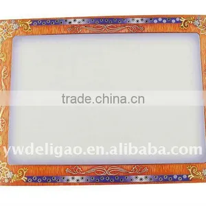 Heart Paperboard for Arabia Honor Certificate, Embossed Fashional Print and Hot Stamping thumbnail-1