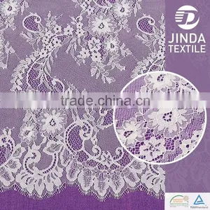 Bridal White French Lace Flower Embroidery Fabric for Dress Supplier's Choice thumbnail-2