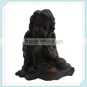 Lovely Happy Angel Cute Doll Holding a Heart thumbnail-1
