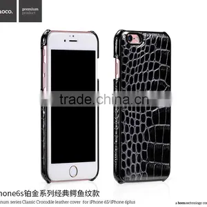 Classic Crocodile Leather Rubber Case for IPhone 6Plus HOCO Real Leather Cover Platinum Series Shell for IPhone 6s Plus MT-5810 thumbnail-6