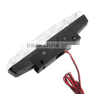 2pcs NEW High Quality 6 LED Daytime Driving Running Light DRL Car Fog Lamp Waterproof White DC 12V thumbnail-5
