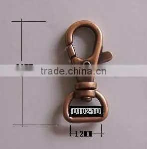 ZINC ALLOY SWIVEL SPRING HOOK / WIRE ROPE ACCESSORY thumbnail-1