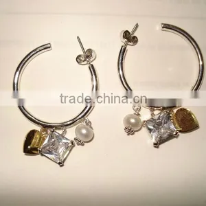 925 Sterling Silver Earrings thumbnail-1