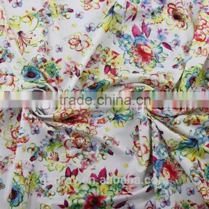 Fabric for Printing 100 Polyester Flower Printed Fabric Print Knit Fabric thumbnail-5