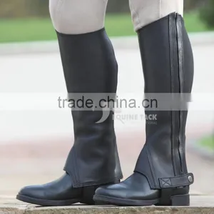 Full Grain Leather Half Chaps, Mini Chaps Made of Grain Leather, thumbnail-2
