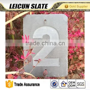 Beautiful Shape Nature Slate Black Plant Label thumbnail-1
