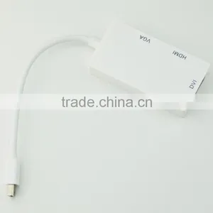 High Speed Mini dp to Hdmi Vga Converter With Audio Video Transmission thumbnail-2