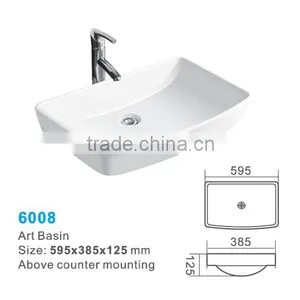 China Chaozhou Ceramic Basin Hand Wash Sink for Bathroom thumbnail-6