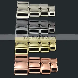 Colorful Metal Side Release Buckles With Selection of 3/8",5/8",3/4",1/2"1" as Paracord Accessories thumbnail-4