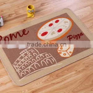 The New Design Coffee Cooking Theme Loop Pile Polyester Printing 40*60cm Kitchen Door Floor Mat Rug Carpet thumbnail-2