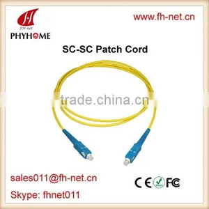 FTTH SC Fiber Patch Cord Single Mode Simplex PC/UPC/APC 2.0mm 1 Meter thumbnail-1