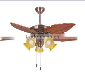 Traditional Carven Leaves Ceiling Fan With Light thumbnail-1