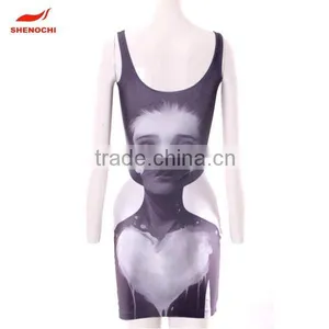 Hot Selling Special Sublimation Printing Fashion Latest Women Dress thumbnail-1