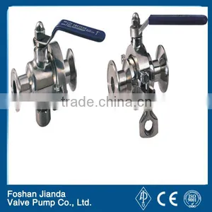 Stainless Steel Sanitary Ball Valve/ Sanitary Manual Ball Valve thumbnail-1