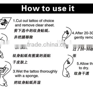 2015 no Toxic Kids Tattoo Sticker,temporary Tattoo for Celebration, Party, Holiday,fun thumbnail-4