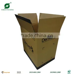 B FLUTE BROWN CORRUGATED SHIPPING BOX thumbnail-1