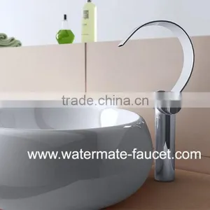 Double Handle Bathroom Waterfall Faucet Wasserfall Wasserhahn thumbnail-2