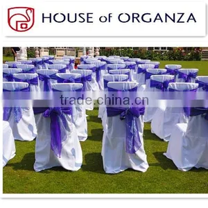 Muticolors ORGANZA CHAIR SASHES For Banquent/Wedding Decoration thumbnail-1