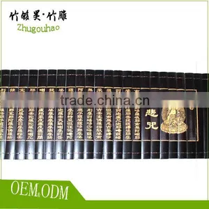 Chinese Vintage Art Collection Culture Custom Bamboo Slip thumbnail-6
