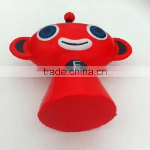 Red Doll Antistress Toy With Spring thumbnail-2