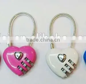 CH-28A Keyless Love Heart Shaped Padlock Wholesale thumbnail-3