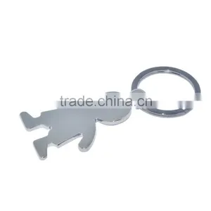 Girl Shape Keychain Metal Keychain With Custom Logo (printing & Laser) thumbnail-3