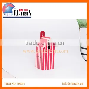 STRIPE HANDCRAFTED WOODEN BIRD HOUSE thumbnail-1