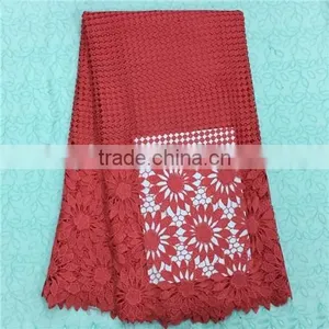 Swiss Fabric High Quality Chinese Red Fabrics for Lady Evening Dress thumbnail-1