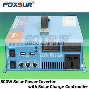 Off Grid Industrial Products Best Quality 600W Pure Sine Wave Inverter 12V dc to 110V AC Solar Power Inverter With Controller thumbnail-3