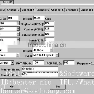 MPEG-2 AV Cvbs Audio sd DVB-T Modulator(8AV In,DVB-T Out) thumbnail-2