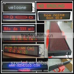 Two-lines LED Moving Message Display Screen LED Advertisement Panel LED Trick Sign LED Programmable Sign thumbnail-1