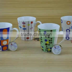 14OZ Butterfly With Flower Design Fully Decal Printed Ceramic Mug, Shiny Surface New Bone China Cup, KL5001-10687 thumbnail-5