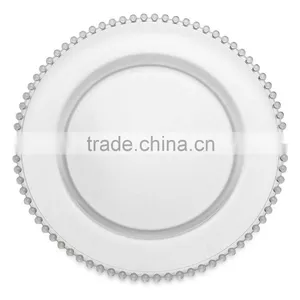 13-Inch Clear Charger Plate thumbnail-1