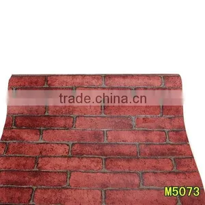 Simple China Wind Brick Type Self-adhesive Wallpaper Price thumbnail-3
