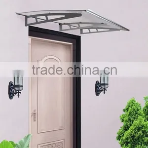 EURO Design Clear Rain Protection Front Door Aluminum Awning Canopy Roof Item No YY100140K thumbnail-5