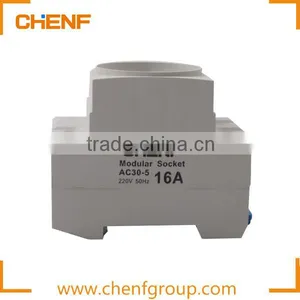 Hight Quality Chenf New Design 16A 110V/220V Din Rail Socket thumbnail-2