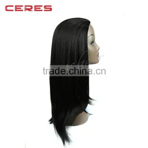 no Tangling no Shedding Virgin Indian Remy Full Lace Wig, Cheap Yaki Wave Full Lace Wig thumbnail-2