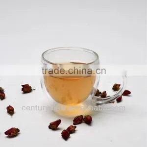 Double Wall Glass Coffee Cup With Handle thumbnail-1