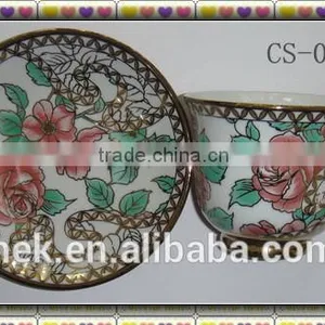Ceramic Coffee Cup and Saucer thumbnail-4