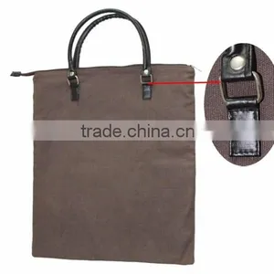 Leather Stars Decoration Canvas Cheap Shoulder Shopping Bag Supplier thumbnail-3
