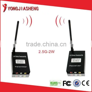 Channel Wireless Audio Video AV Transmitter Receiver With IR Remote Extension 2W Signal Wireless Transceiver thumbnail-1