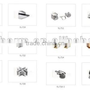 Adjustable Wall Mount Glass Clamp Hardware Accessories thumbnail-2
