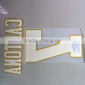 Factory Direct Heat Transfer Sticker UEFA Flock Jersey Numbers 3d Number Stickers Quality Choice thumbnail-2