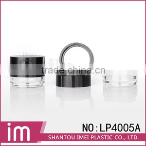 LP4005A-Empty MINI Round Transparent Loose Powder Jar / Face Powder Container thumbnail-2